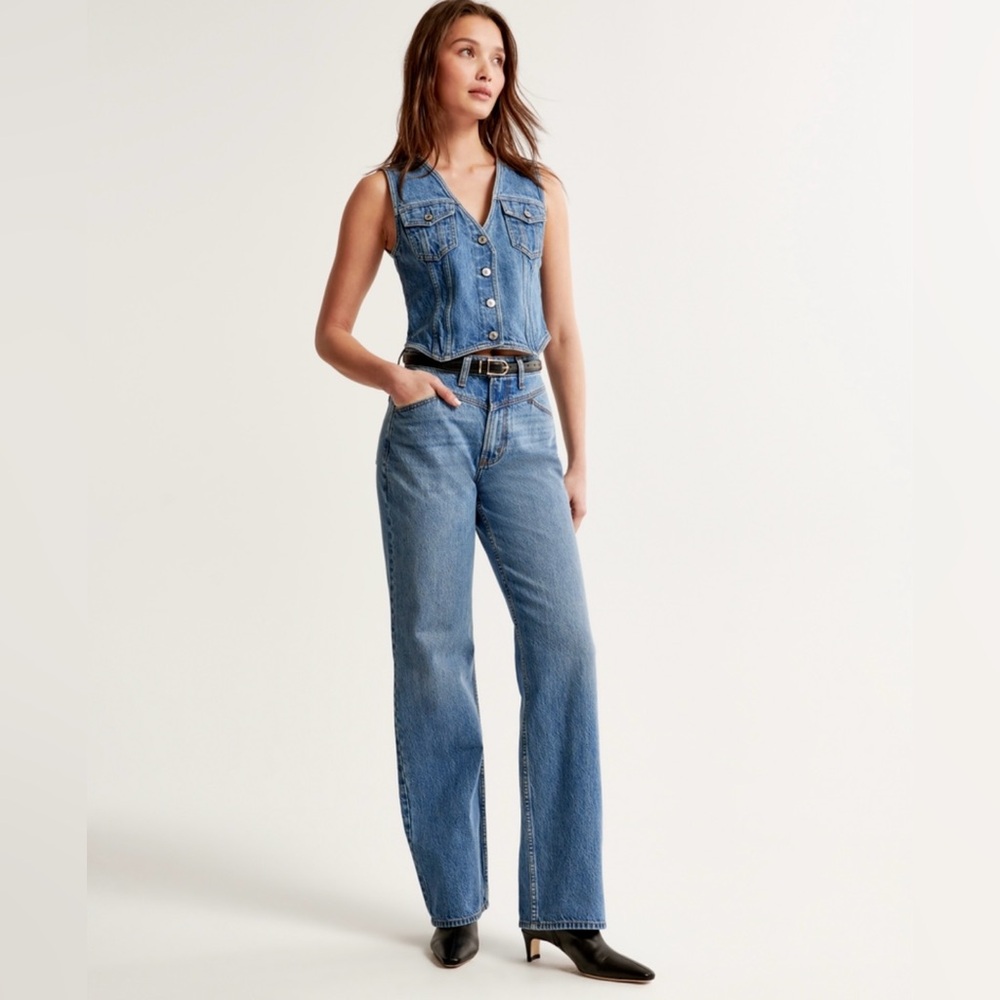 High Rise Loose Abercrombie Jeans